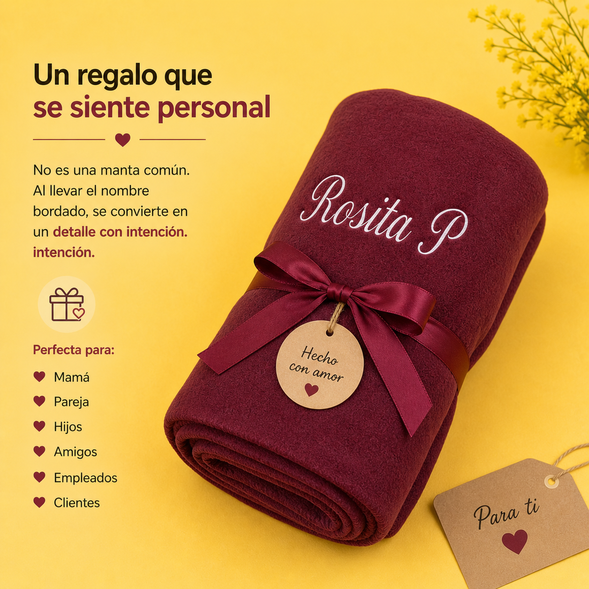 Manta Viajera Pesonalizada