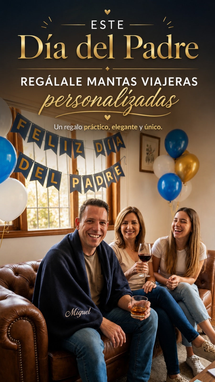 MANTA VIAJERA PERSONALIZADA Super Papa