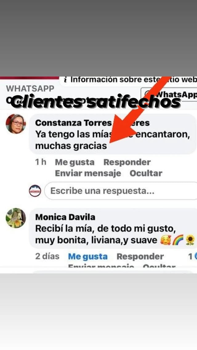 Testimonio real de clienta Manta Patriota 2