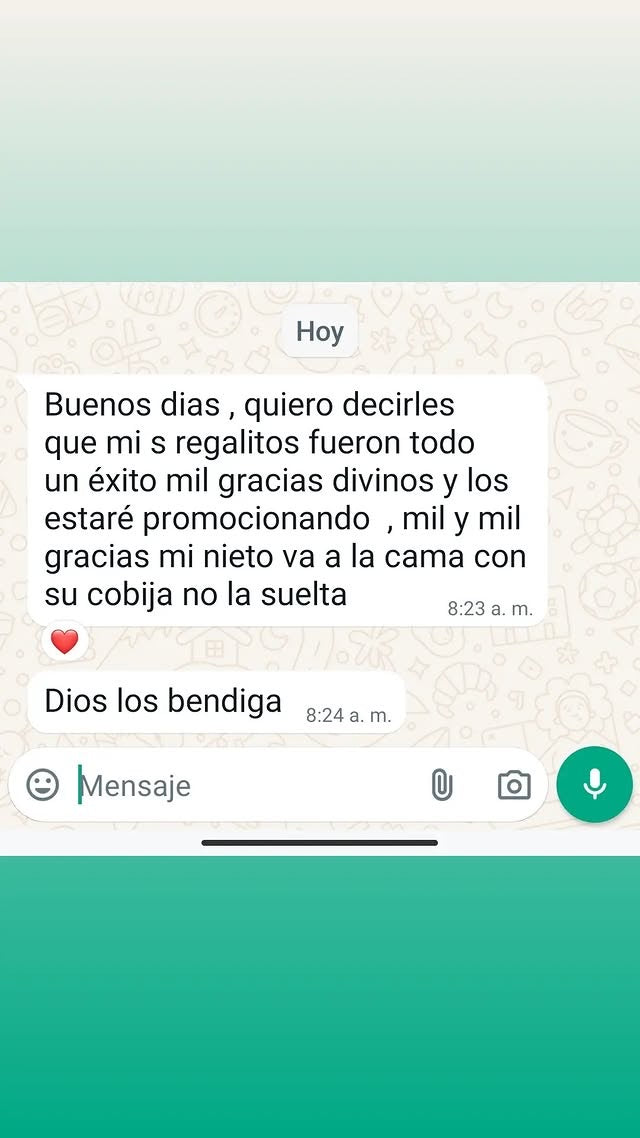 Testimonio real de clienta Manta Patriota 5