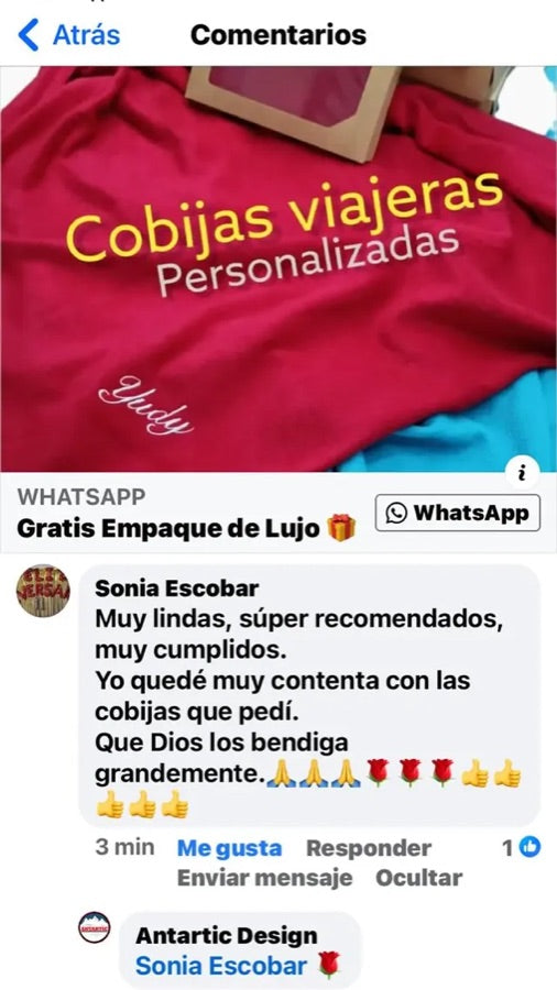 Testimonio cliente Mantas Viajeras