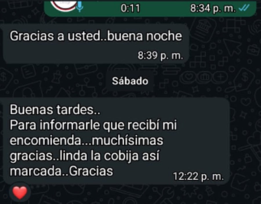 Testimonio cliente Mantas Viajeras